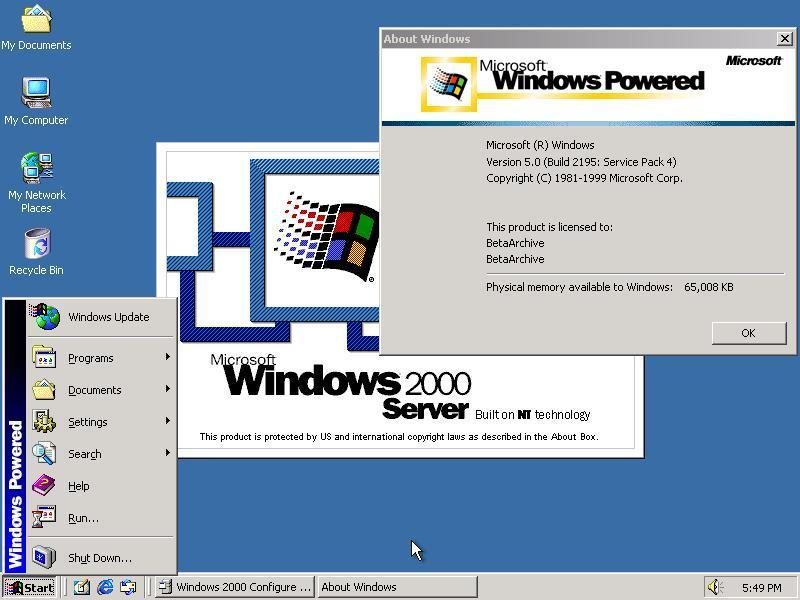   Windows 2000 Server -  4